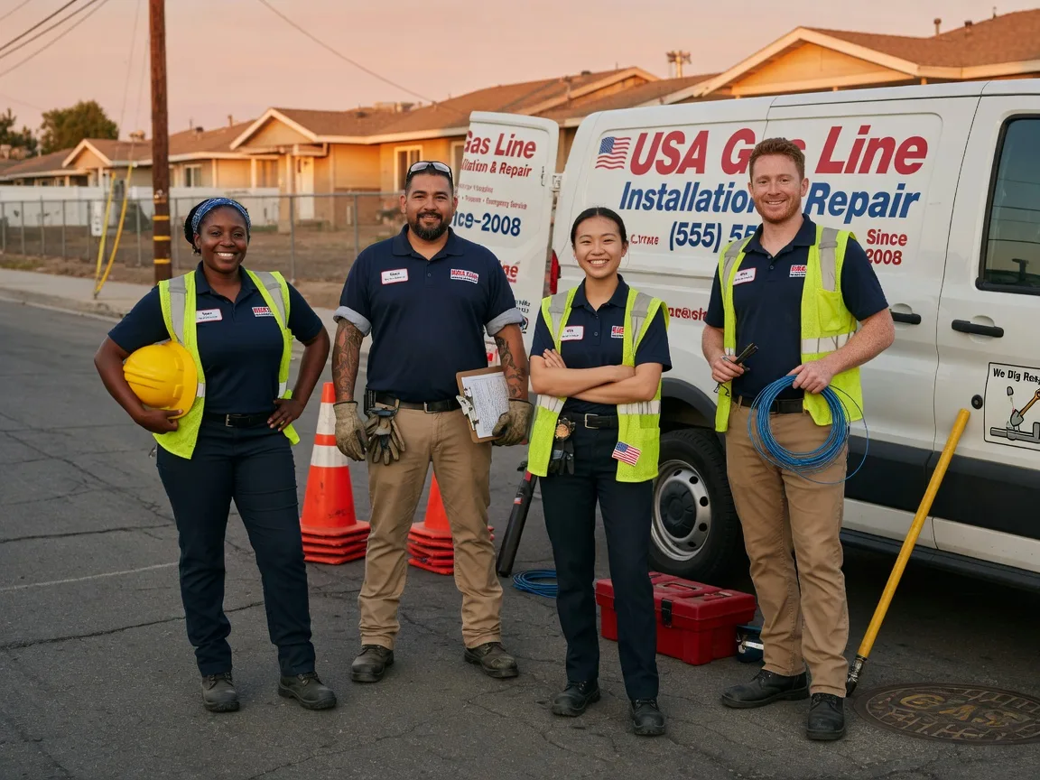 Gas Line Installation company in Villa Maria, PA